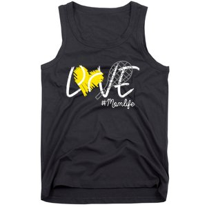 LOVE Tennis Mom Life Gift For Mom Wo Mother's Day Tank Top