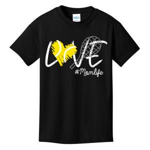 LOVE Tennis Mom Life Gift For Mom Wo Mother's Day Kids T-Shirt