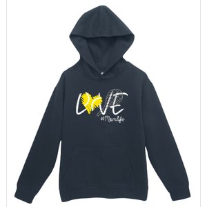 LOVE Tennis Mom Life Gift For Mom Wo Mother's Day Urban Pullover Hoodie