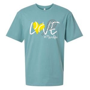 LOVE Tennis Mom Life Gift For Mom Wo Mother's Day Sueded Cloud Jersey T-Shirt