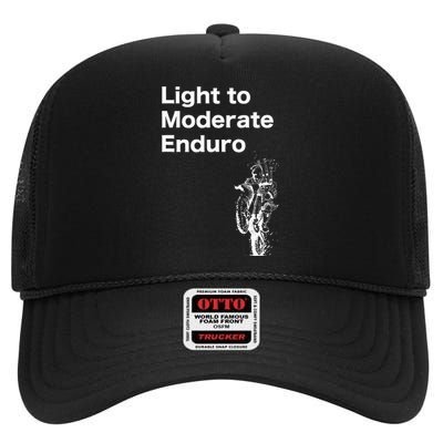 Light To Moderate Enduro High Crown Mesh Back Trucker Hat