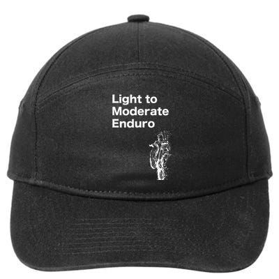 Light To Moderate Enduro 7-Panel Snapback Hat