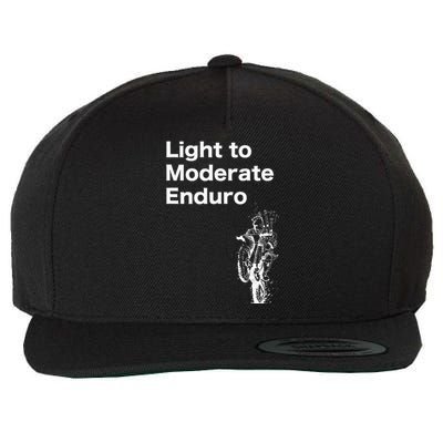 Light To Moderate Enduro Wool Snapback Cap