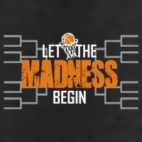 Let The Madness Begin A Funny Gift For Basketball Madness College March Adult Drive Performance Visor