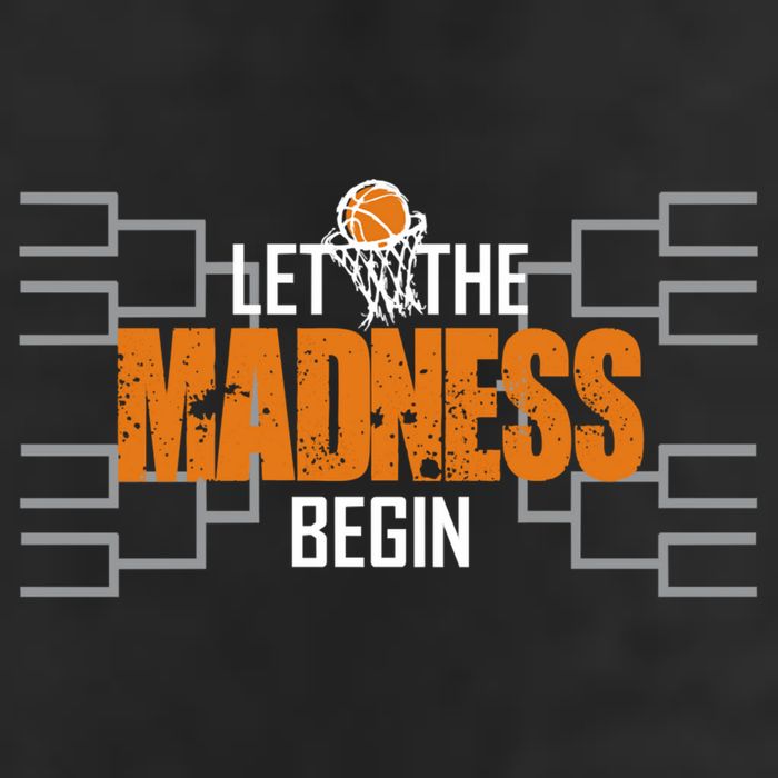 Let The Madness Begin A Funny Gift For Basketball Madness College March Adult Drive Performance Visor