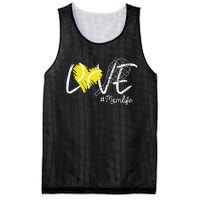 LOVE Tennis Mom Life Gift For Mom Mother's Day Mesh Reversible Basketball Jersey Tank