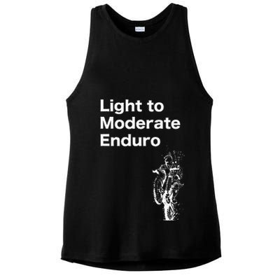 Light To Moderate Enduro Ladies PosiCharge Tri-Blend Wicking Tank