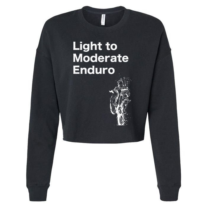 Light To Moderate Enduro Cropped Pullover Crew