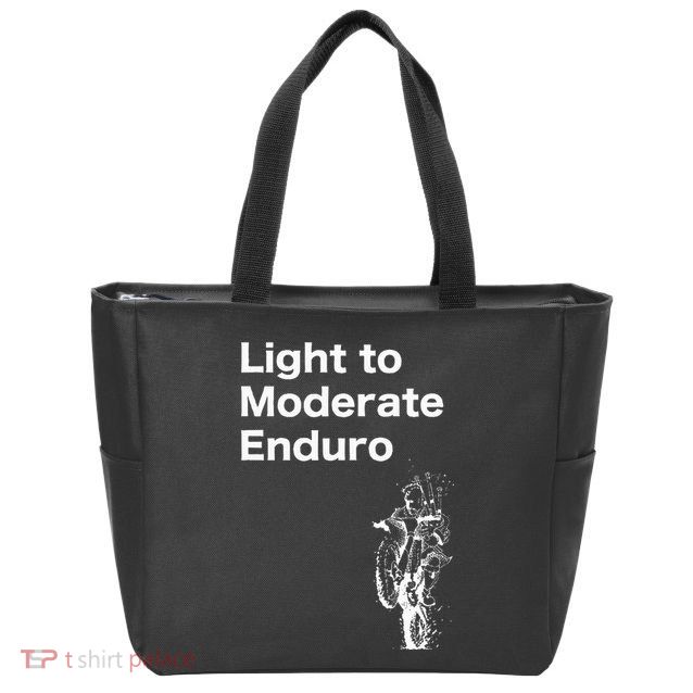 Light To Moderate Enduro Zip Tote Bag