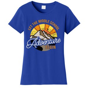 Let The Middle School Adventure Begin Middle School Teacher Women's T-Shirt