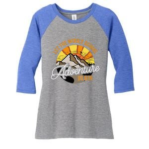 Let The Middle School Adventure Begin Middle School Teacher Women's Tri-Blend 3/4-Sleeve Raglan Shirt