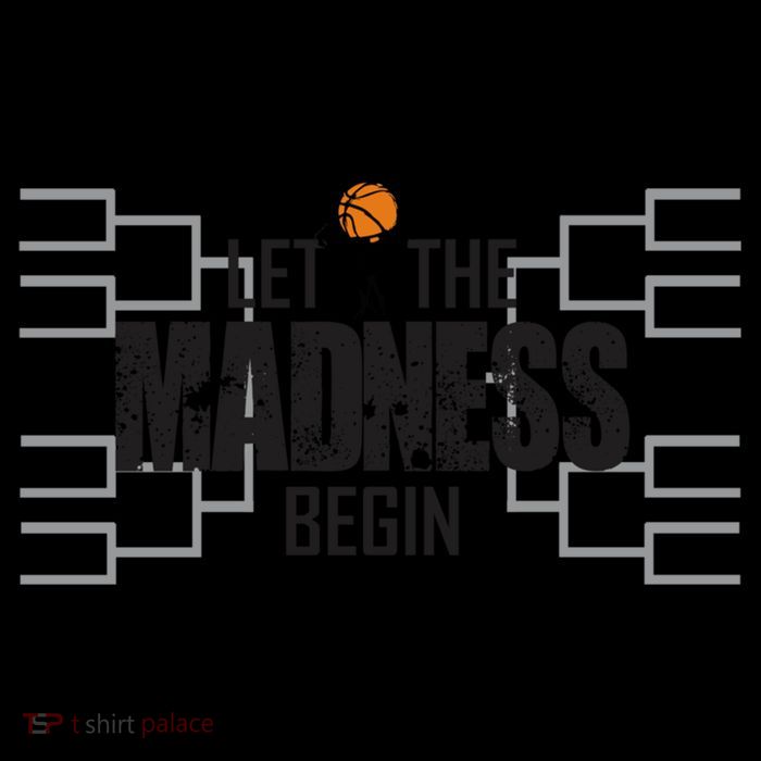 Let The Madness Begin College March Brackets Tournament 16 in Basic Backpack