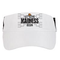 Let The Madness Begin College March Brackets Tournament Adult Drive Performance Visor