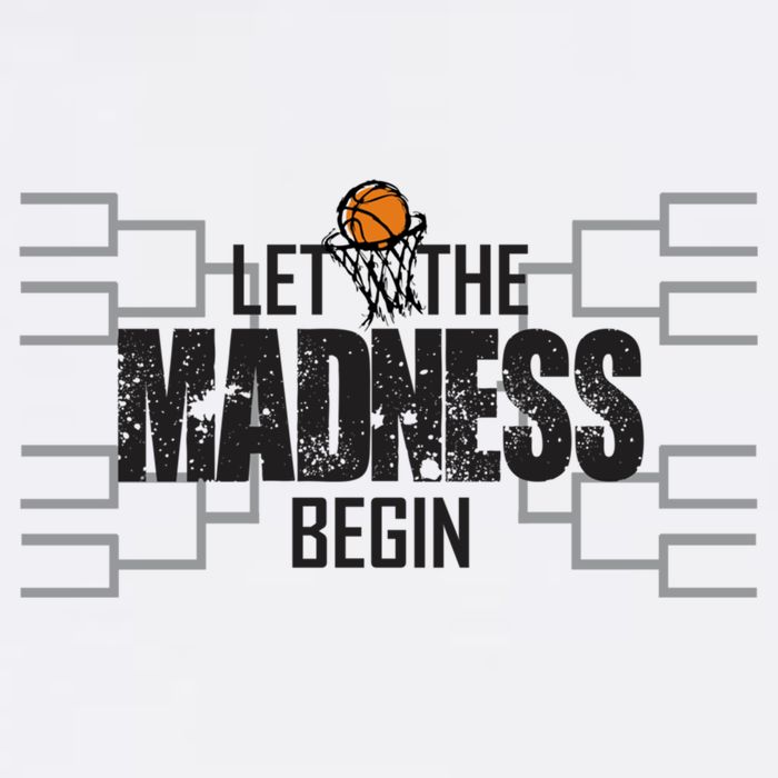 Let The Madness Begin College March Brackets Tournament Youth Performance Sprint T-Shirt