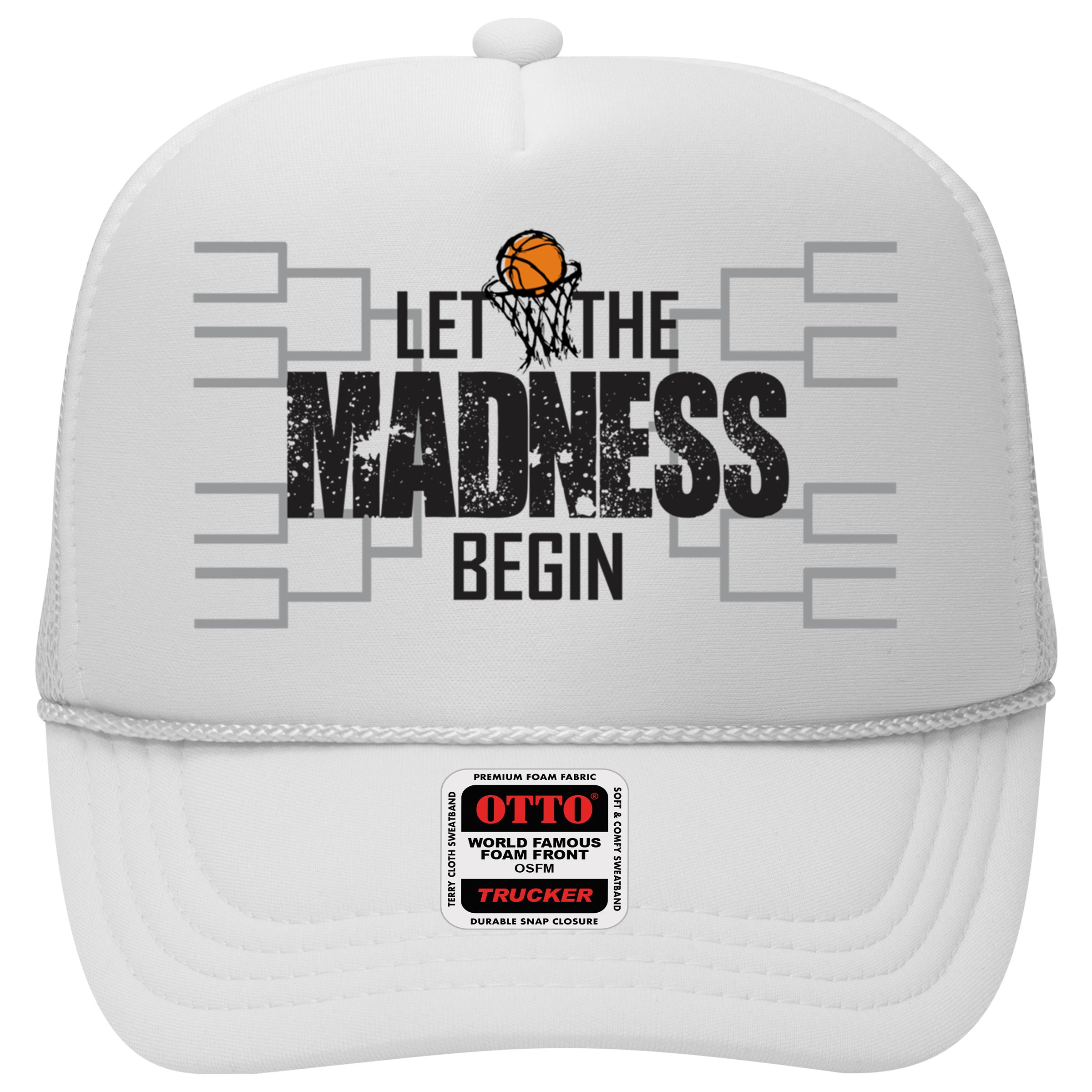 Let The Madness Begin College March Brackets Tournament Hat