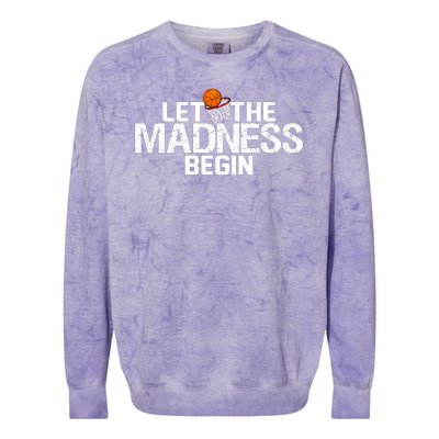 Let The Madness Begin Colorblast Crewneck Sweatshirt