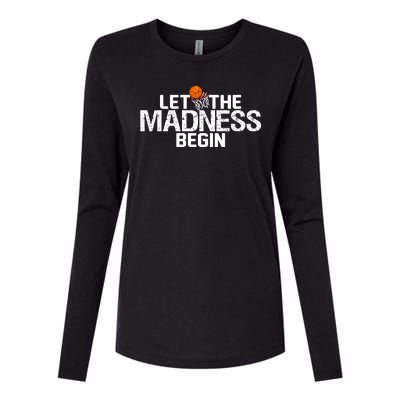 Let The Madness Begin Womens Cotton Relaxed Long Sleeve T-Shirt