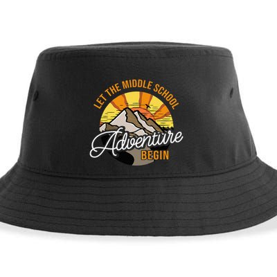 Let The Middle School Adventure Begin Middle School Teacher Sustainable Bucket Hat