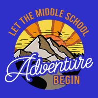 Let The Middle School Adventure Begin Middle School Teacher 16 in Basic Backpack