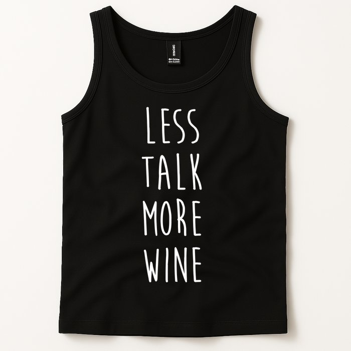 Less Talk More Wine Tank Top