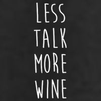 Less Talk More Wine Golf Towel