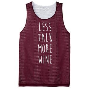 Less Talk More Wine Mesh Reversible Basketball Jersey Tank