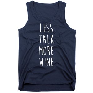 Less Talk More Wine Tank Top