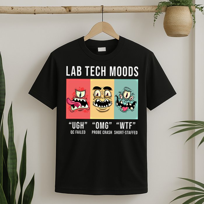 Laboratory Technician Medical Technologist Lab Tech Moods T-Shirt
