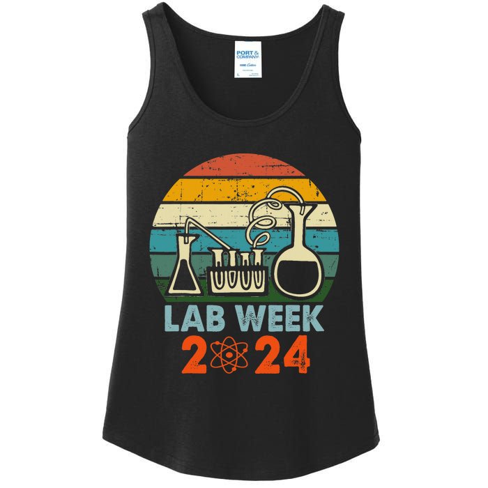 Laboratory Tech Medical Technician Scientist Lab Week 2024 Ladies Essential Tank