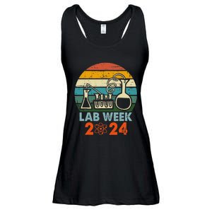 Laboratory Tech Medical Technician Scientist Lab Week 2024 Ladies Essential Flowy Tank