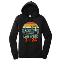 Laboratory Tech Medical Technician Scientist Lab Week 2024 Women's Pullover Hoodie