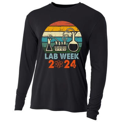 Laboratory Tech Medical Technician Scientist Lab Week 2024 Cooling Performance Long Sleeve Crew