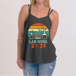 Laboratory Tech Medical Technician Scientist Lab Week 2024 Women's Strappy Tank