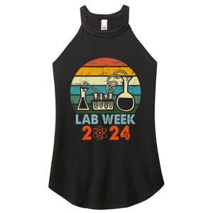 Laboratory Tech Medical Technician Scientist Lab Week 2024 Women's Perfect Tri Rocker Tank