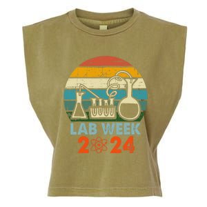 Laboratory Tech Medical Technician Scientist Lab Week 2024 Garment-Dyed Women's Muscle Tee