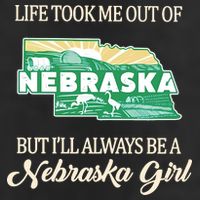 Life Took Me Out Of But Ill Always Be A Nebraska Girl Beanie