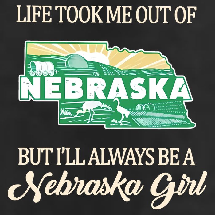 Life Took Me Out Of But Ill Always Be A Nebraska Girl Beanie