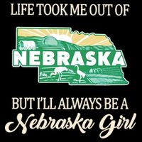 Life Took Me Out Of But Ill Always Be A Nebraska Girl Tall Sweatshirt