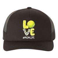 Love Tennis Mom Life Player With Leopard Yupoong Adult 5-Panel Trucker Hat