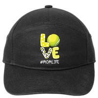 Love Tennis Mom Life Player With Leopard 7-Panel Snapback Hat