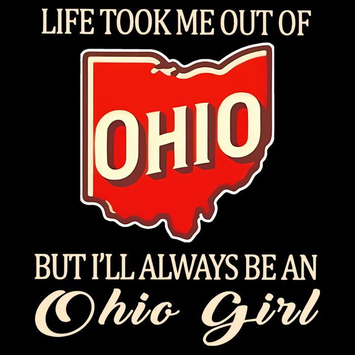 Life Took Me Out Of But ILl Always Be A Ohio Girl Zip Tote Bag