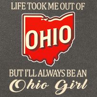 Life Took Me Out Of But ILl Always Be A Ohio Girl Cotton Canvas Backpack