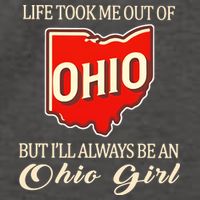 Life Took Me Out Of But ILl Always Be A Ohio Girl Vector Backpack