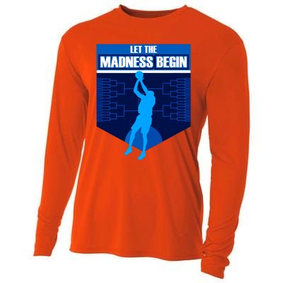 Let The Madness Begin Basketball Bring On The Big Tourney Cooling Performance Long Sleeve Crew