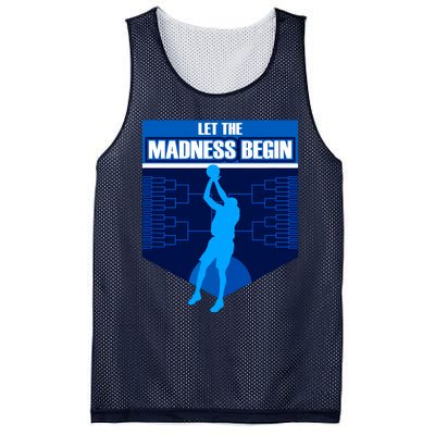 Let The Madness Begin Basketball Bring On The Big Tourney Mesh Reversible Basketball Jersey Tank