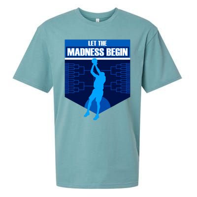 Let The Madness Begin Basketball Bring On The Big Tourney Sueded Cloud Jersey T-Shirt