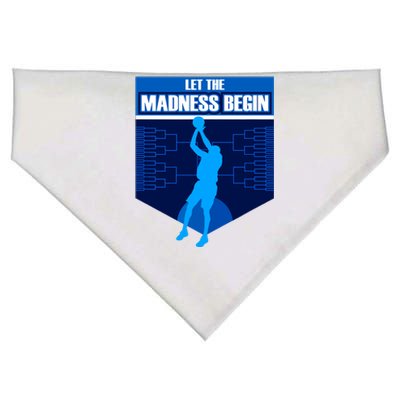 Let The Madness Begin Basketball Bring On The Big Tourney USA-Made Doggie Bandana