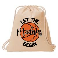 Let The Madness Begin College Basketball Drawstring Bag