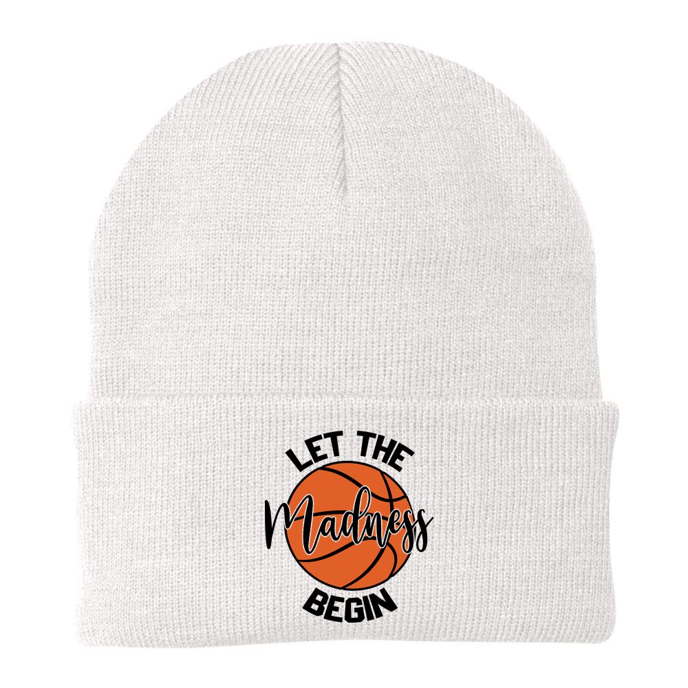 Let The Madness Begin College Basketball Beanie
