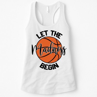 Let The Madness Begin College Basketball Womens Tank Top